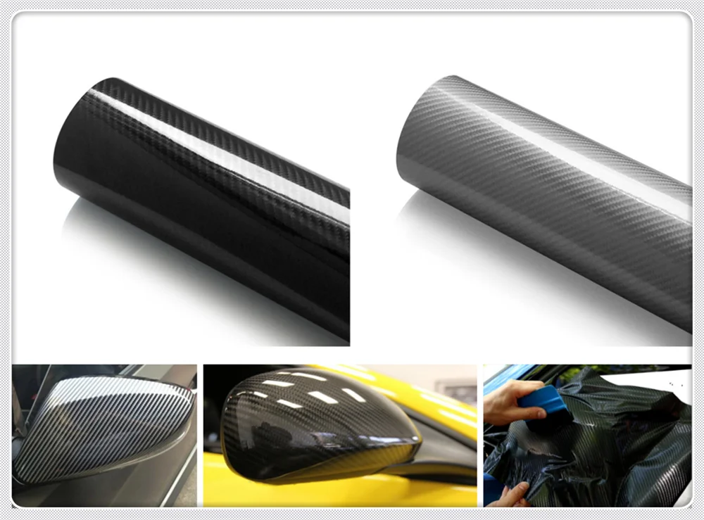 

car interior rearview mirror highlight 5D carbon fiber color glossy sticker for Opel Optima Rio5 Rio K2 K3 K4 K5 KX3 KX5