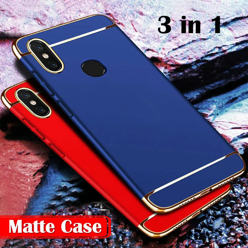 

3 in 1 Anti-Shock Hard PC Phone Case For Xiaomi Mi9 Mi8 A2 Lite Redmi 7 Y3 Redmi Note 7 6 5 Pro 5A 5 Plus 6Pro 6A Back Cover Cas