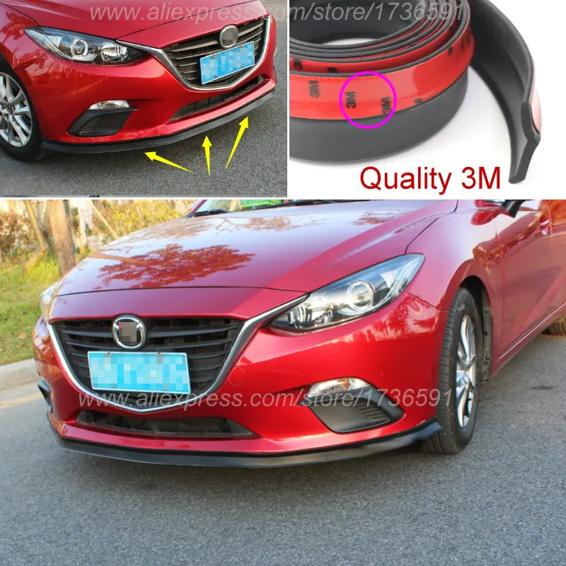 Bumper Lip Deflector Lips For Mazda 2 3 5 6 8 CX 5 CX 4 CX 7 CX 8 CX 3
