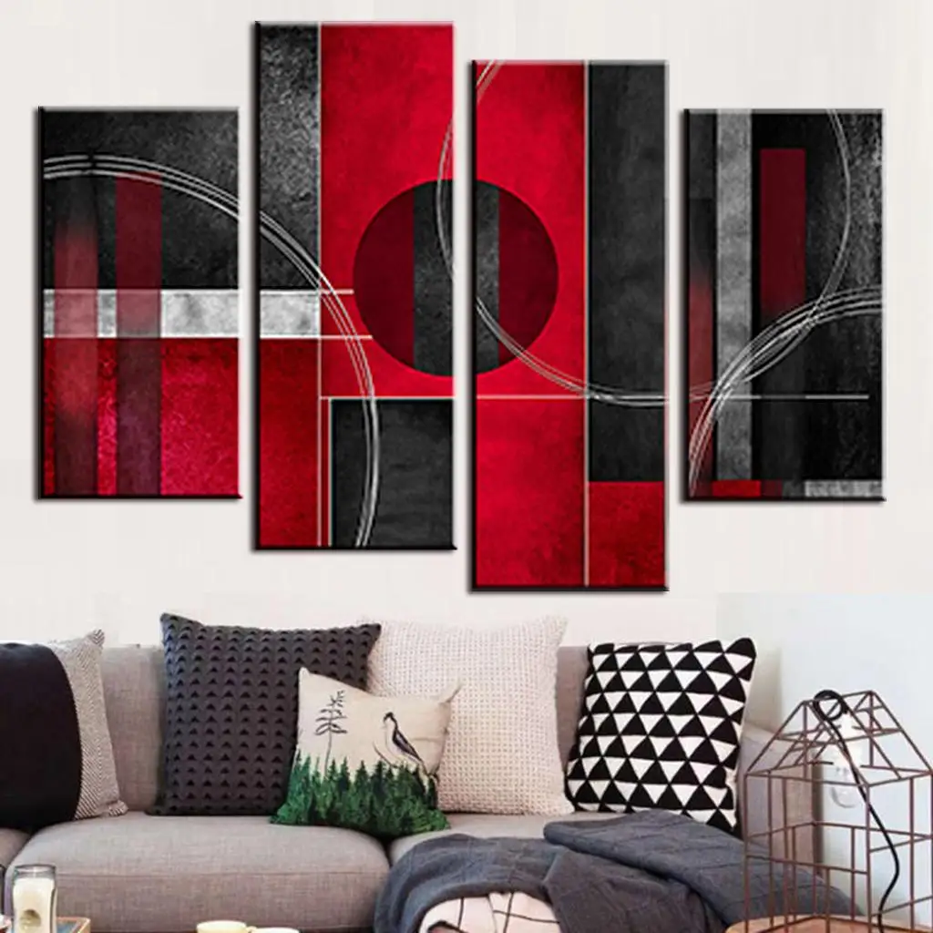 Online kopen wholesale rood schilderijen uit china rood ...