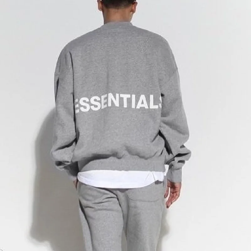

Hip-hop high street double row terry round neck men and women couple rock and roll pullover