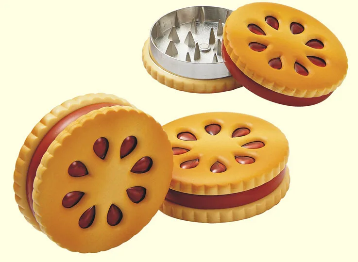 camouflage cake shaped 2 layer metal grinder herb grinders for smoking