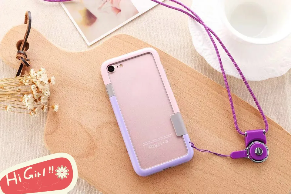 Модные, мягкие, Силиконовые бампер чехол для iPhone X S MAX мы собрали воедино рамка XR, 7, 8, 8 plus, 7 plus, 6 6s 6 plus 6s плюс Чехол lanyard