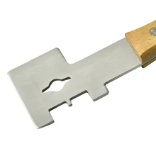 Многофункциональный Нержавеющая сталь пчелы скребок для улья инструмент Пчеловодство пчелиный улей ручной инструмент J2Y