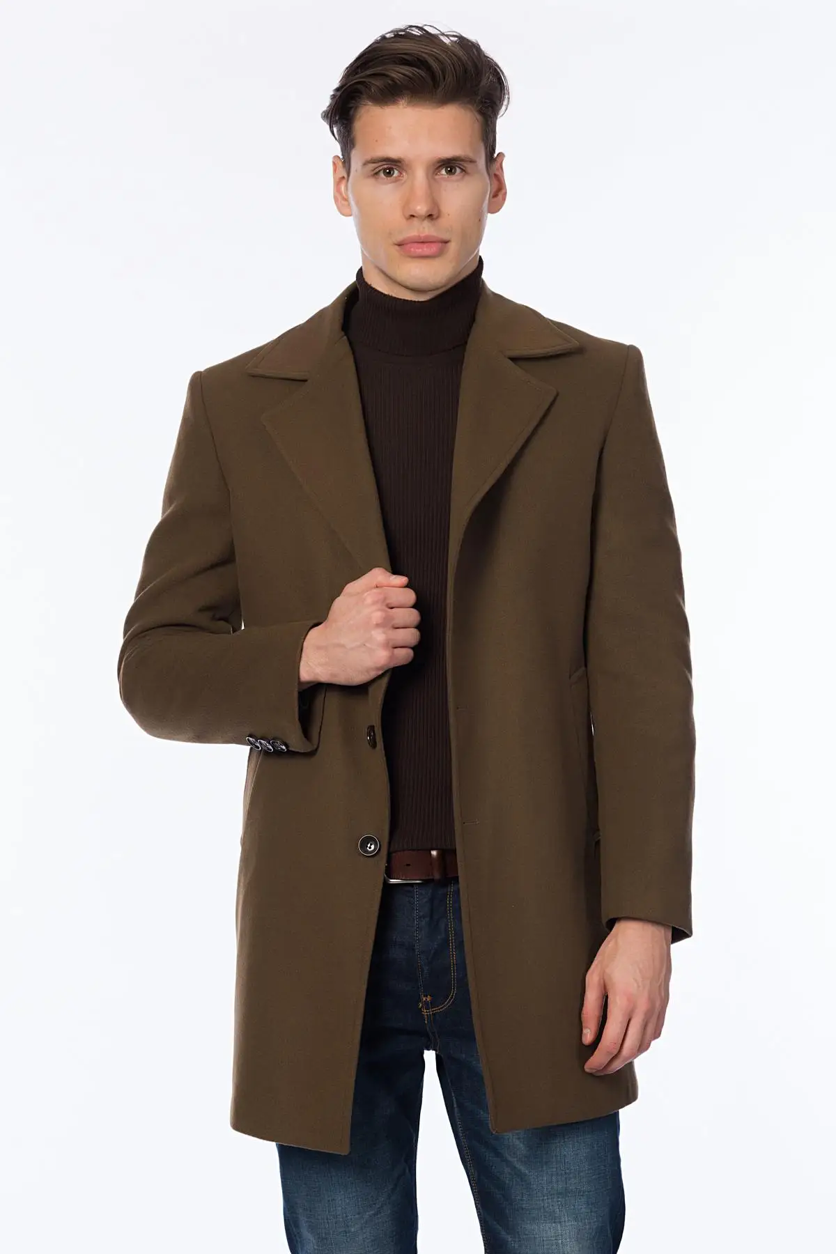 Dewberry мужской верблюжий Overcoat-1020001P8319