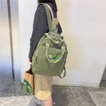 

Nylon Backpack Women/Ladies Large Capacity Mochila Mujer 2019 School Bags for Teenage Girls Rucksack Travel Backpack Fruit Sac