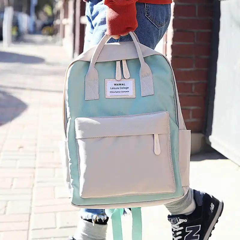 cute canvas backpacks for school