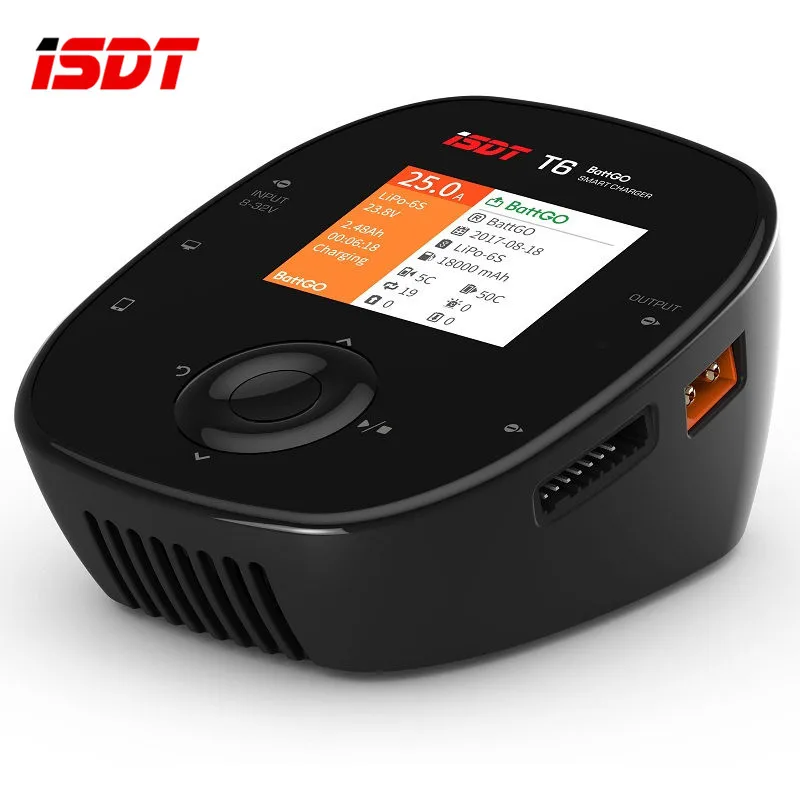 ISDT T6 BattGo 780 W 35A Смарт ЖК-дисплей Батарея баланс Зарядное устройство Dis Зарядное устройство для Lipo LiHv никель-металл-гидридного Батарея для модели RC Полетный контроллер VS Q6