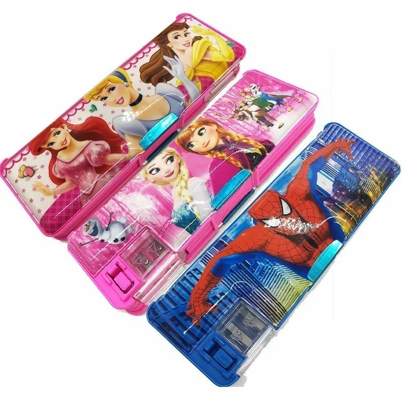 

Disney multi-function boys girls stationery box anti-collision capacity pencil case Multiple pieces