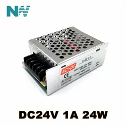 Трансформаторы AC110V 220 В к DC24V 1A 24 Вт cctv/Светодиодные ленты Питание адаптер