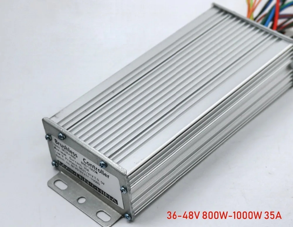 Excellent 15 Mosfets 36V/48V 800W 1000W 35A Dual mode Sensor/Sensorless BLDC Electric Bicycle/Scooter Controller 1