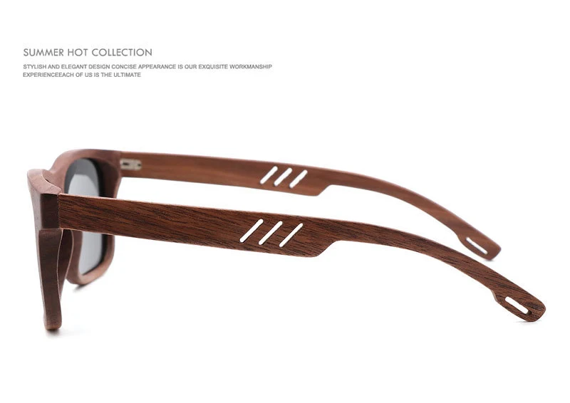 Kennedy Bamboo Polarized Sunglasses