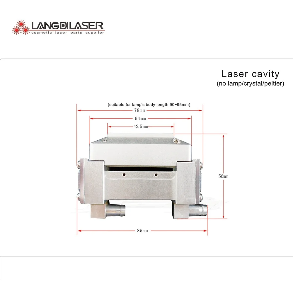 

laser cavity (5 pieces order) for IPL , handpiece cavity , for 90*50*7 lamp pass through