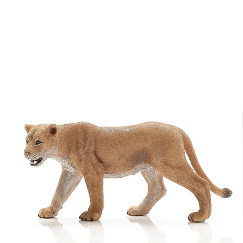 

13cm Wild Animals Female Lions Action Figures Toys High Quality Decoration Model Toy Kid Gifts