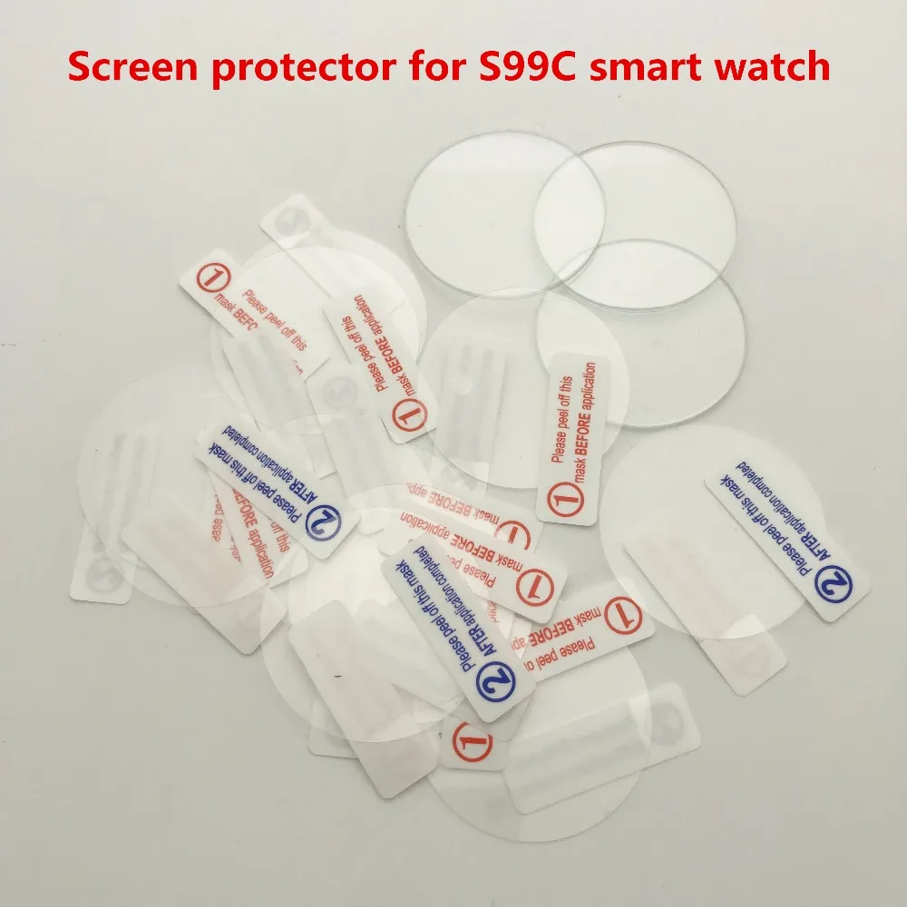 

Smart Accessories S99C Smart Watch Glass Screen Protector Plastic protective film Wrist bands For 99C smartwatch