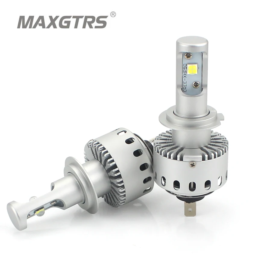 

2x H4 H7 H8 H11 9005 HB3 9006 HB4 H1 H3 CREE Chip XHP50 External Led Bulb Car Led Headlight Driving Lights Lamp Light Source