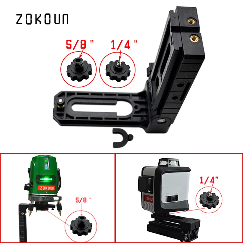 Zokoun 1/" и 5/8" супер сильный складной доступный винт крепления OK Магнитный кронштейн для универсальных перекрестных лазеров