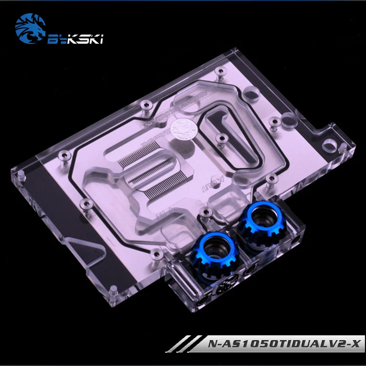 Блок водяного охлаждения Bykski для ASUS GTX 1050Ti Dual графический процессор с процессором