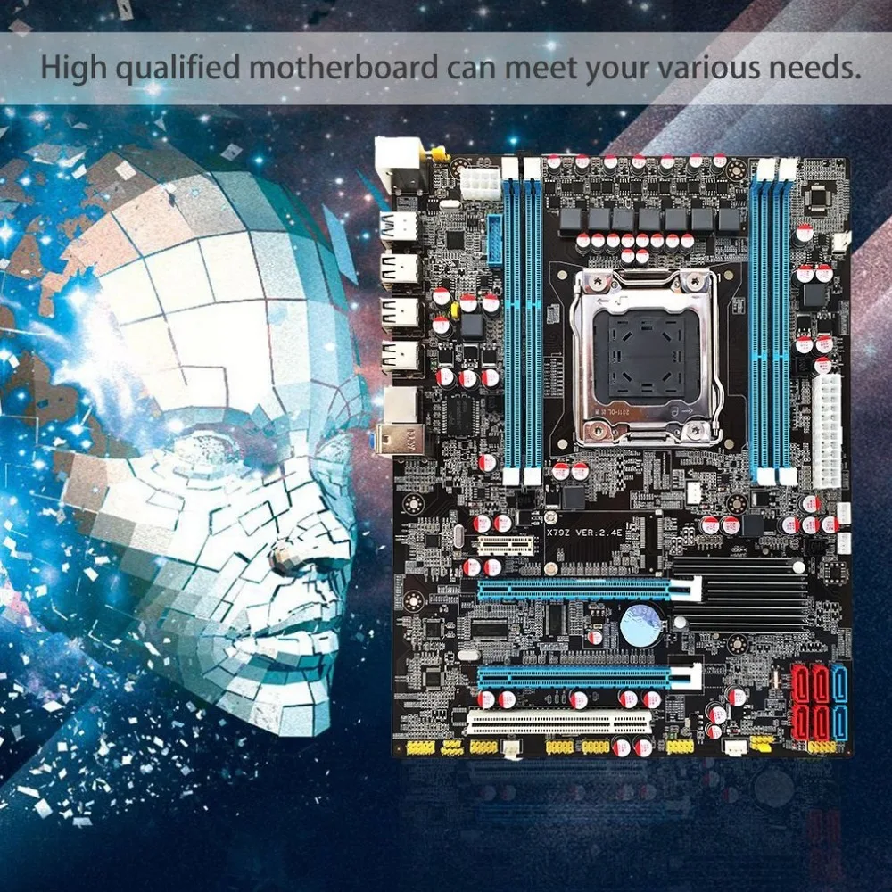 

High quanlity new X79 Motherboard CPU LGA2011 REG ECC C2 Memory 16G DDR3 4 Channels Support E5-2670 I7 Six And Eight Core CPU