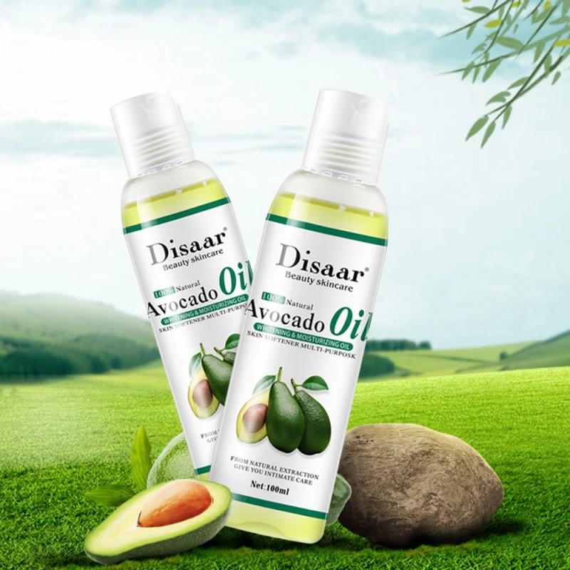 

Pure Natural Avocado Essential Oil Anti-Aging Lymphatic Detox Oil SPA Suitable for Body Relaxing Massage Oil Skin Care