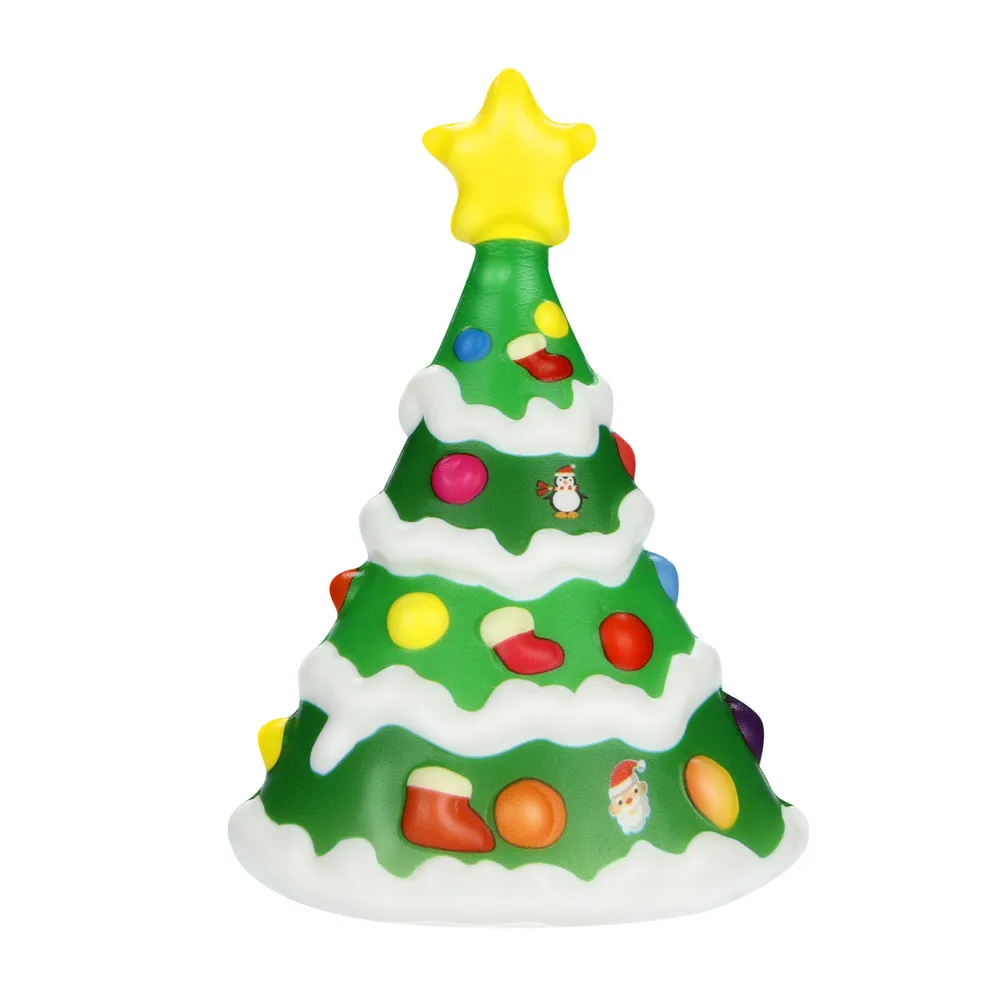 

Squishies Toys Kawaii Christmas Tree Slow Rising Cream Scented Stress Relief fitness equipment anti-stress squash toy sloth
