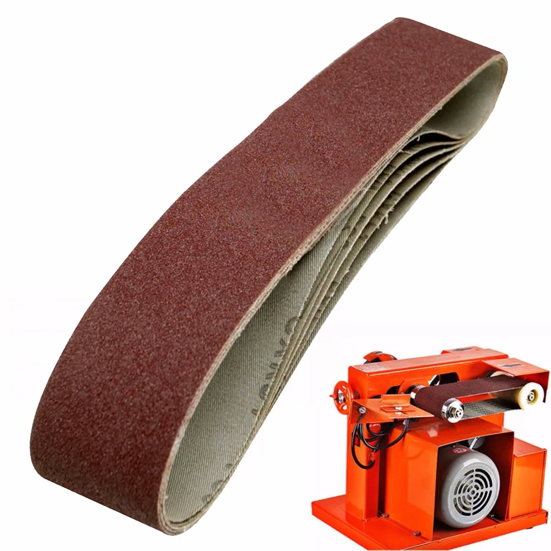 DWZ 5 Pack New 686*50mm 80 Grit Sanding Belts Aluminium Oxide Sander Sanding Belts