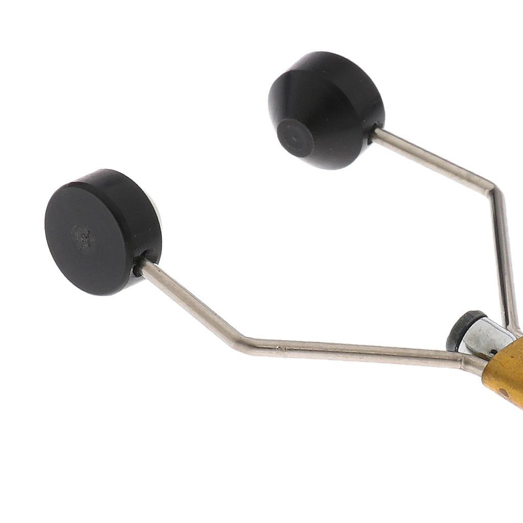 4pcs 8cm Durable Fly Tying Tools Ceramic Fly Tying Materials Bobbins Thread Holder Fly Tying Tools Materials Black