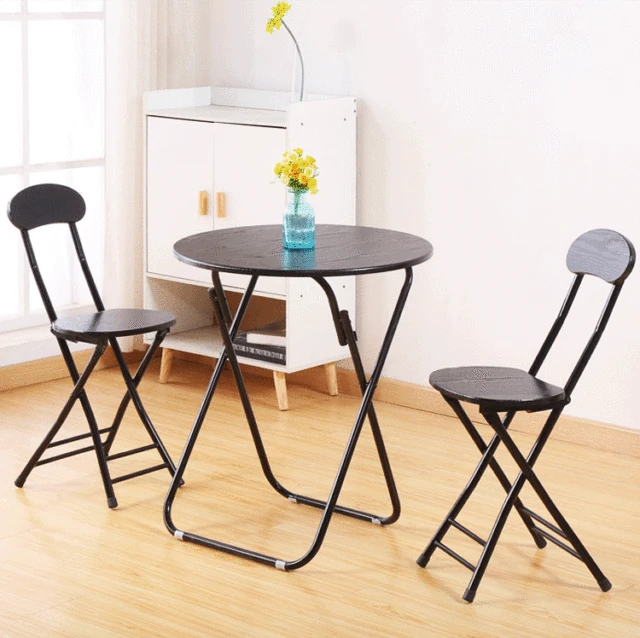 Us 98 89 3pcs Dining Table Set Kitchen Furniture Round With 2 Chair Dinning Patio Bistro In Us 98 89 3pcs Dining Table Set Kitchen Furniture Round With 2 Chair Dinning Patio Bistro In