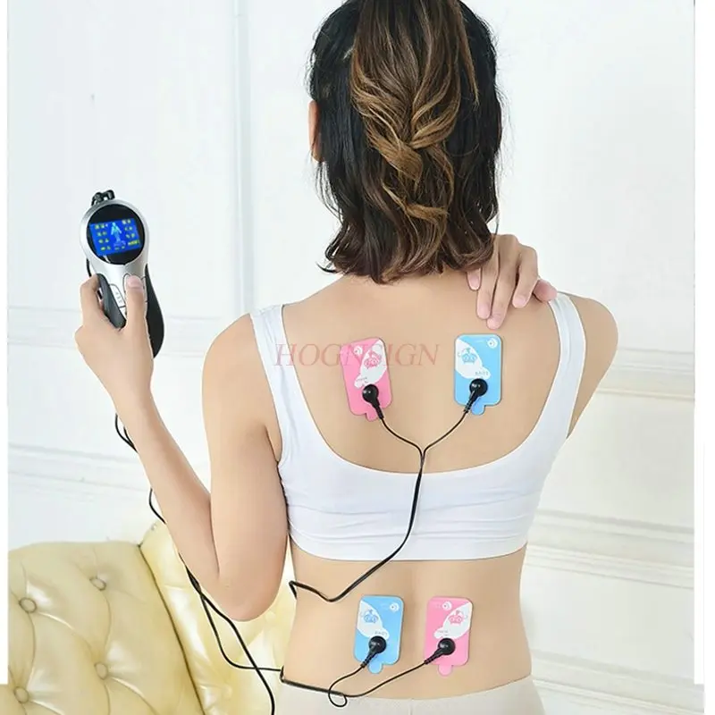 Massager Multi Function Household Digital Dredge Meridian Therapy Cervical Vertebra Lumbar Pulse Electrotherapy Acupunctur Body uni t utg4082a digital modulation signal generator 80mhz arbitrary waveform function signal generator dual channel pulse wave