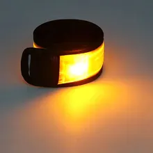 Новинка 6 шт./компл. светодиодная повязка мигающий пояс с запахом безопасности светоотражающий ремешок для ночного спорта Велоспорт Бег FMS19