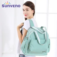 Sunveno Fashion Baby Bag Brand Stroller Bag Maternity Diaper Bag Large Capacity Travel Backpack For Mommy Bolsa Maternidade