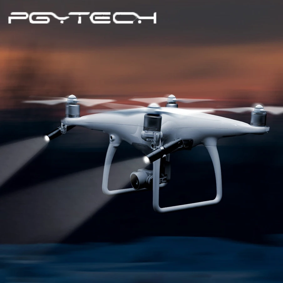 

PGYTECH DJI Phantom 4 Pro LED Lights Headlamp Aerial spotlights Without Battery for DJI Phantom 4/ 4 Pro/4 Advanced Accessories