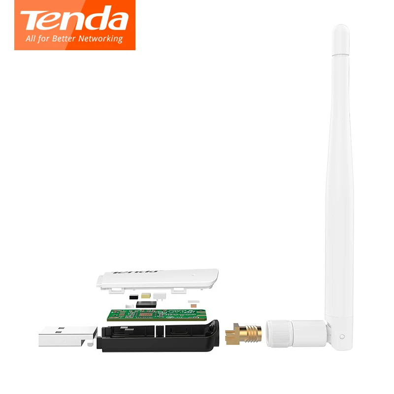 Tenda U1 usb wi fi сетевая карта 300 Мбит/с Utral-Fast mini 2,4 ГГц wifi антенна 802.11b/g/n беспроводной USB адаптер