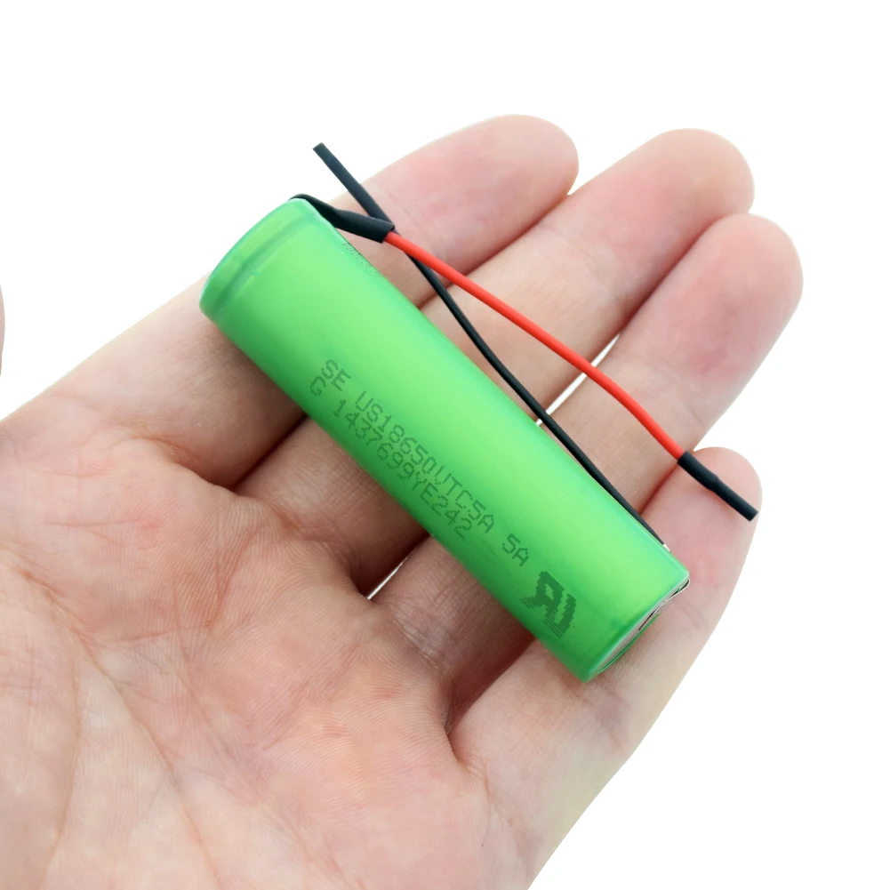 Новинка 1-10 шт US18650VTC5A 3,6 v 2600 mah 18650 батарея литиевая аккумуляторная батарея 35A высокое слив с Diy провода батареи