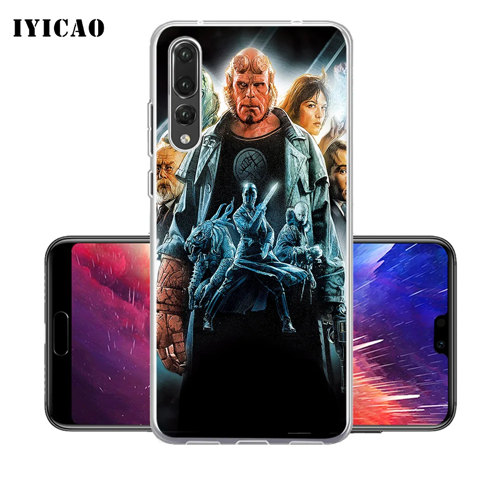 IYICAO Hellboy Мягкий силиконовый чехол для телефона Huawei P30 P20 Pro P10 P9 P8 Lite P Smart TPU
