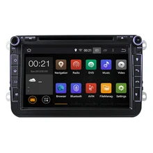 8 “4 ядра Android 5.1 стерео аудио головного устройства Авторадио для VW Skoda Мужские поло Гольф 5 6 Passat Jetta Tiguan touran Fabia Magotan