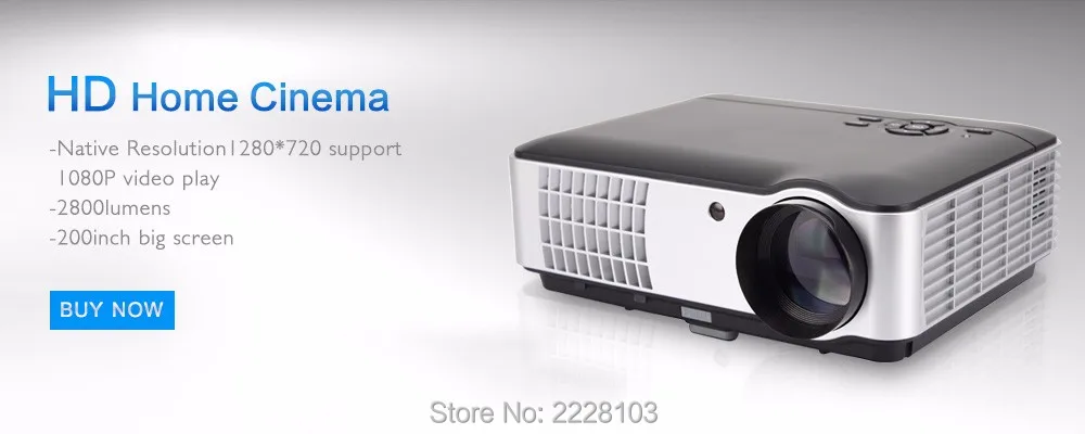 Rigal RD-806 Led Projector (4)