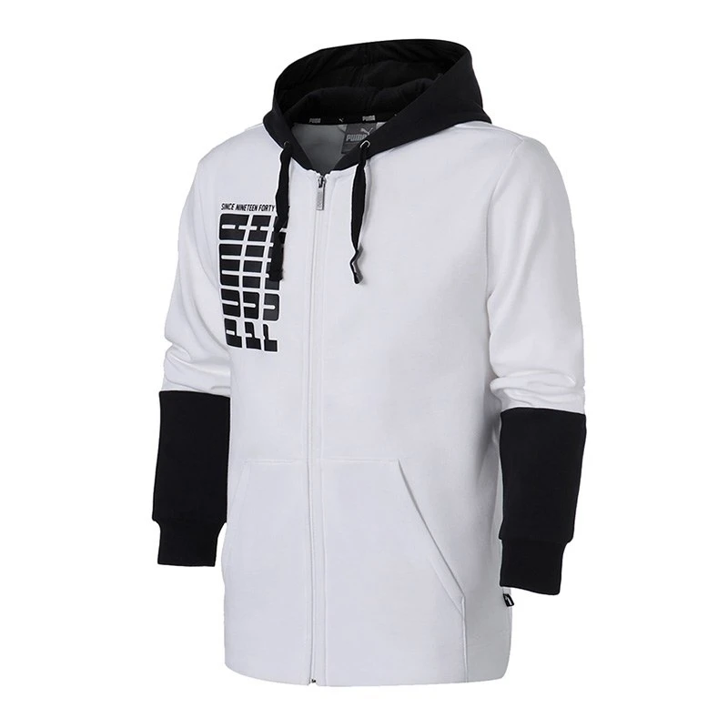 Новое поступление PUMA Rebel вверх FZ Hoody FL Для мужчин зимнее пальто с капюшоном спортивная одежда