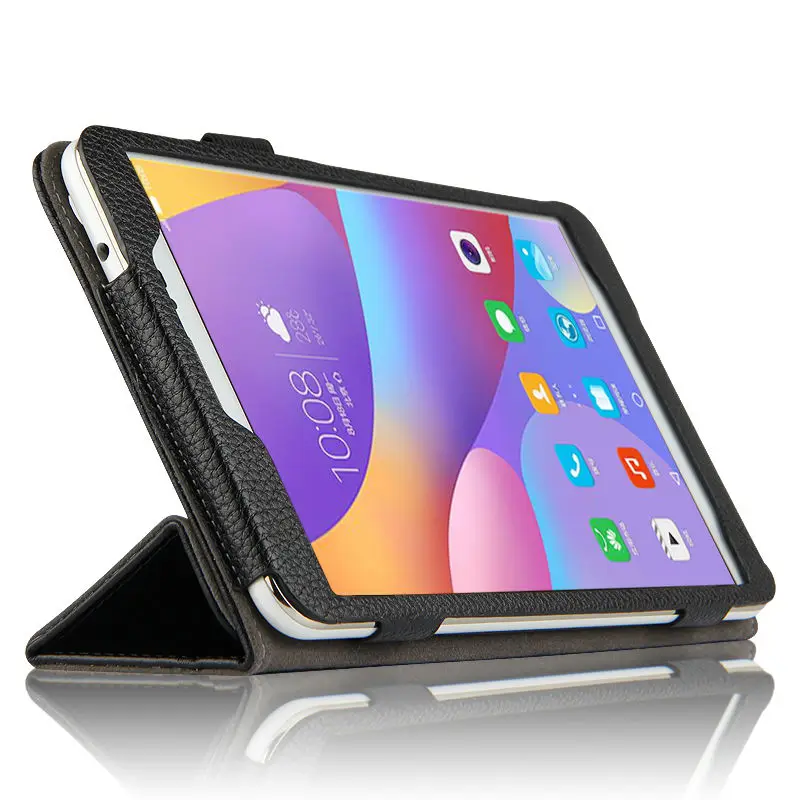Case Cowhide For Huawei MediaPad T2 8Pro Genuine Smart cover Leather Protective For HUAWEI Honor Tablet 2 JDN-W09/AL00 Protector