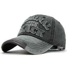 Защита от солнца хип-хоп мода Ретро Регулируемые подарки для мужчин и женщин бейсбольная шляпа летняя повседневная вымытая надпись вышивка на открытом воздухе