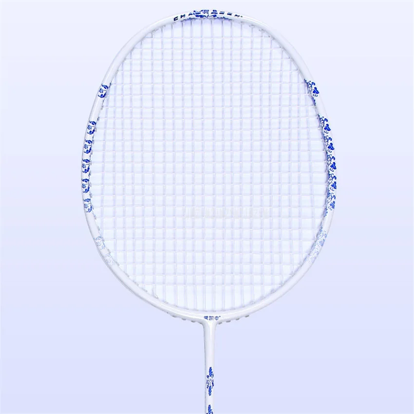 Ligero azul y blanco porcelana raquetas de bádminton raqueta de fibra de carbono raquetas de bádminton profesional con bolsa de transporte Ligero azul y blanco porcelana raquetas de bádminton raqueta de fibra de carbono raquetas de bádminton profesional con bolsa de transporte
