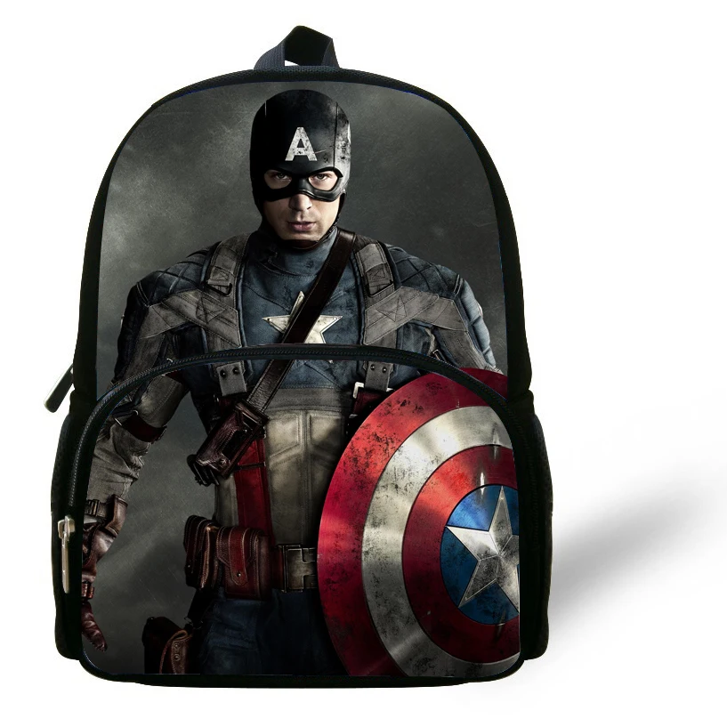 Aliexpress Cool 12 Inch Mochila Captain America Backpack Aliexpress Cool 12 Inch Mochila Captain America Backpack The Avengers School Bag For Boys Aged 1 6 Cartoon Kids Daily From