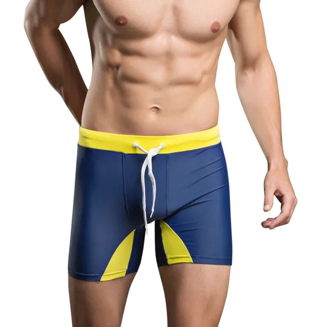 Cheap 2017 Professional High Quality Men Swimming Trunks Swimwear Brand Swimsuit Beach Shorts Men Surf Life Pant Plus Size Sport Sweat