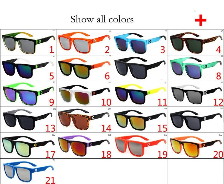 NEW Sunglasses Men Sport Sunglasses Men Driving Mirror Coating Points Black Frame Eyewear Male Sun Glasses UV400 (2)