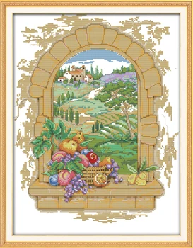 

Street View Scenic Needlework,Aide Cross stitch,Sets For Embroidery kits, Printed Patterns Counted Cross-Stitching,DIY Handmade