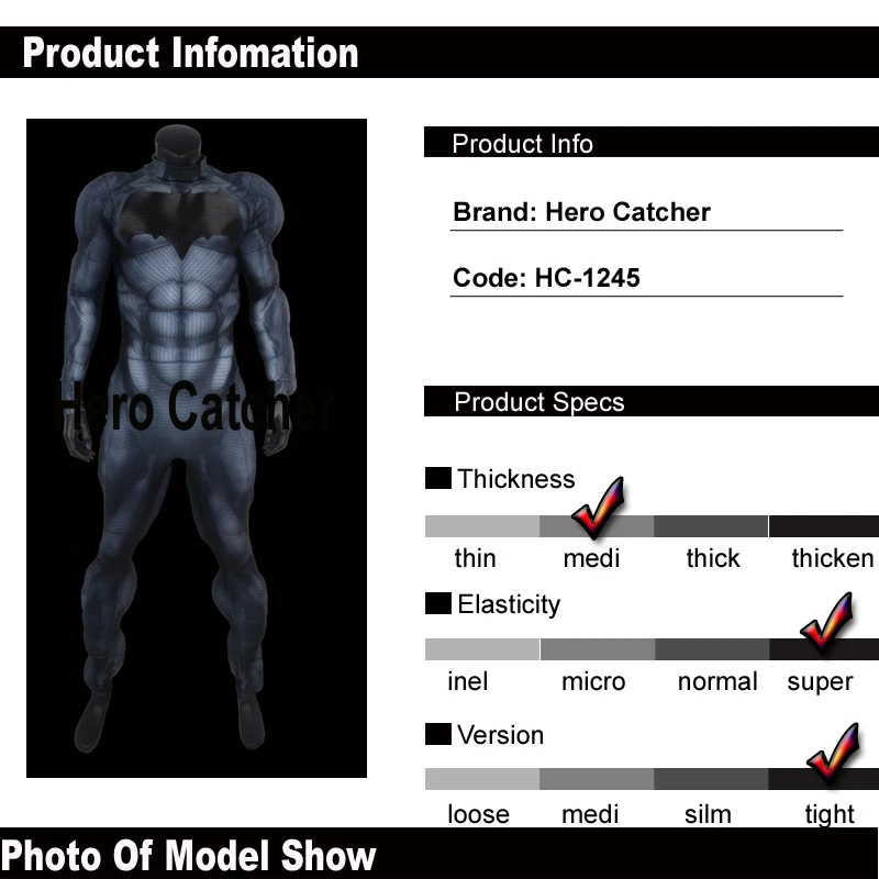 Герой Ловец наивысшего качества новейший костюм Бэтмена, косплей с рельефом летучая мышь подкладка для мышц костюм Бэтмена мышечный костюм Бэтмена