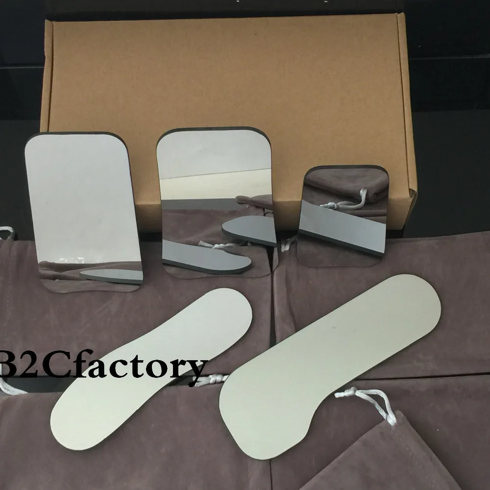 Dental 2 sides Rhodium Glass Orthodontic Intraoral Photographic Mirrors