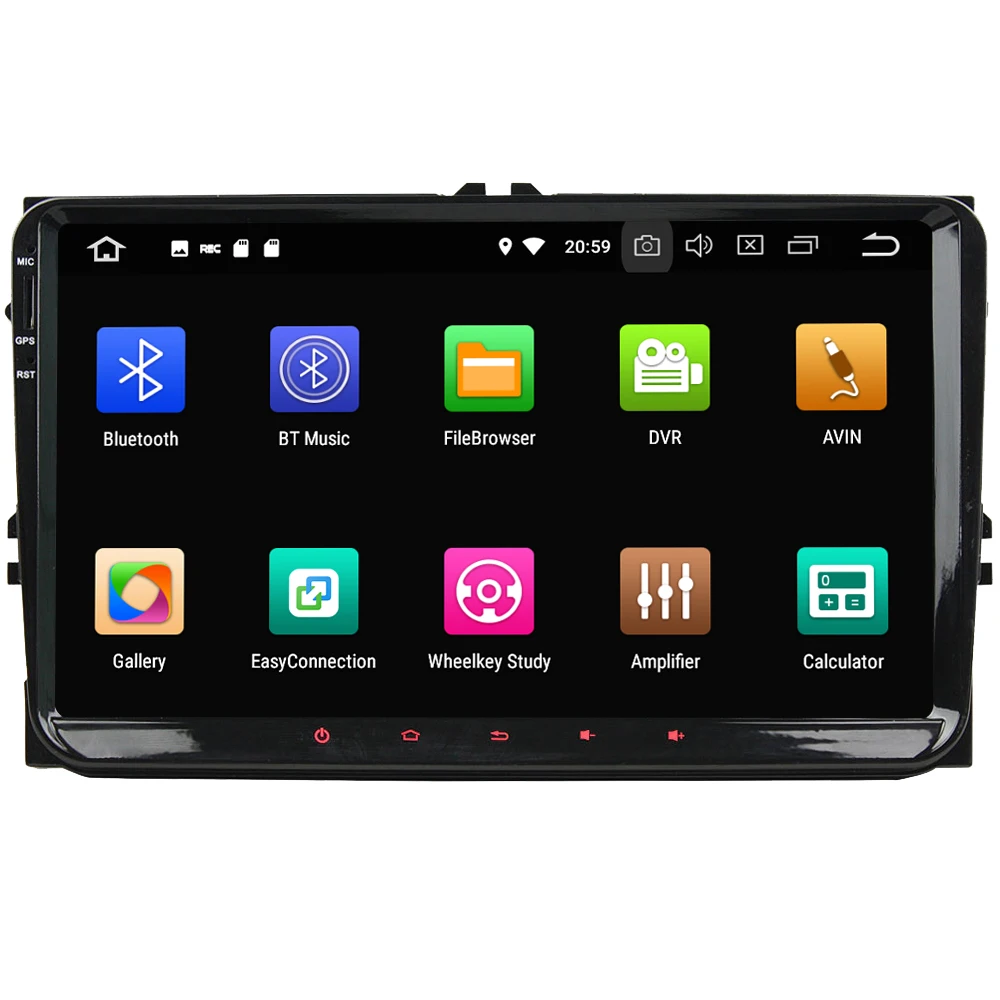 Clearance 9" IPS Octa Core 4G Android 8.1 4GB RAM 64GB ROM Car DVD Multimedia Player Radio For Volkswagen VW Caddy Tiguan Touran Passat T5 1