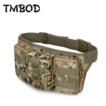 

New 2019 Fashion Design Men Bags High Quality Waterproof Oxford Waist Packs Camouflage Casual Army Military Bag bolsa an460