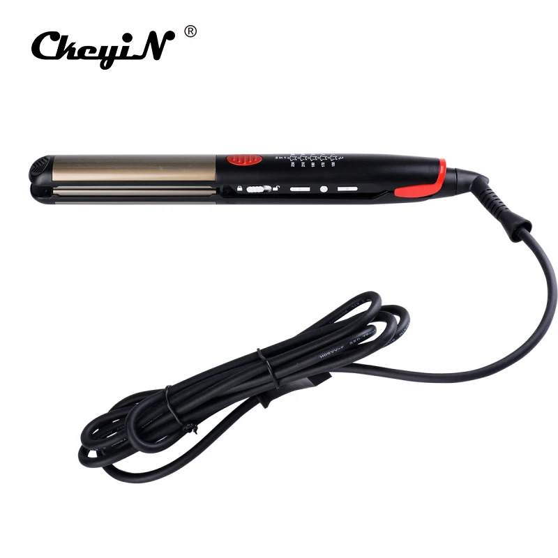 Electric Hair Straightener Professional LED Flat Iron Hair Curler